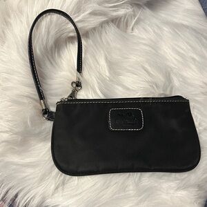 Coach Black Wristlet Clutch